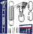 ALECPEA Ceiling Hook Hanging Chair Swing Spring up to 450 kg – 360° Rotating Ceiling Mount, Punch Bag Holder – Swing Hooks for Concrete Wood Sets Playground Porch Seat Trapeze Yoga Gym