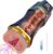 Sex Toy Pocket Pussy Masturbating for Men Electric Solo Sex Toy Masturbator Pump Toy Set for Man Hands-Free Sex Pussy Toys Masturbators with 5 Sucks & 9 Vibrates