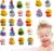 Halloween Rubber Dolls – 24 Different Shower Ducks for Party Favors | Floating Bath Toy for Bags with Stuff or Treats, Carnival Prizes, Gift Bags, Gifts