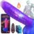 Dildo Monster Vibration für Frauen Stoßfunktion – Fantasy Dildos Prostata Stimulation Diloschwanz Anal Vibrator Heizung App Vibratorensets Sex Spielzeug für Die Männer Frau Extrem Analvibratoren
