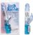 Waterproof Jack Rabbit Clitoral Stimulation Vibrator with Blue Floating Beads